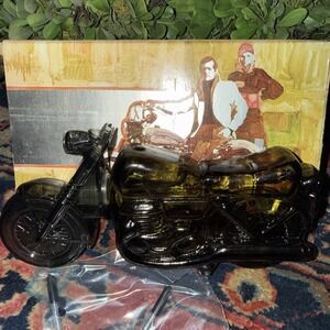 Avon Vintage SUPER CYCLE Wild Country After Shave Glass Motorcycle‎ Decanter NIB